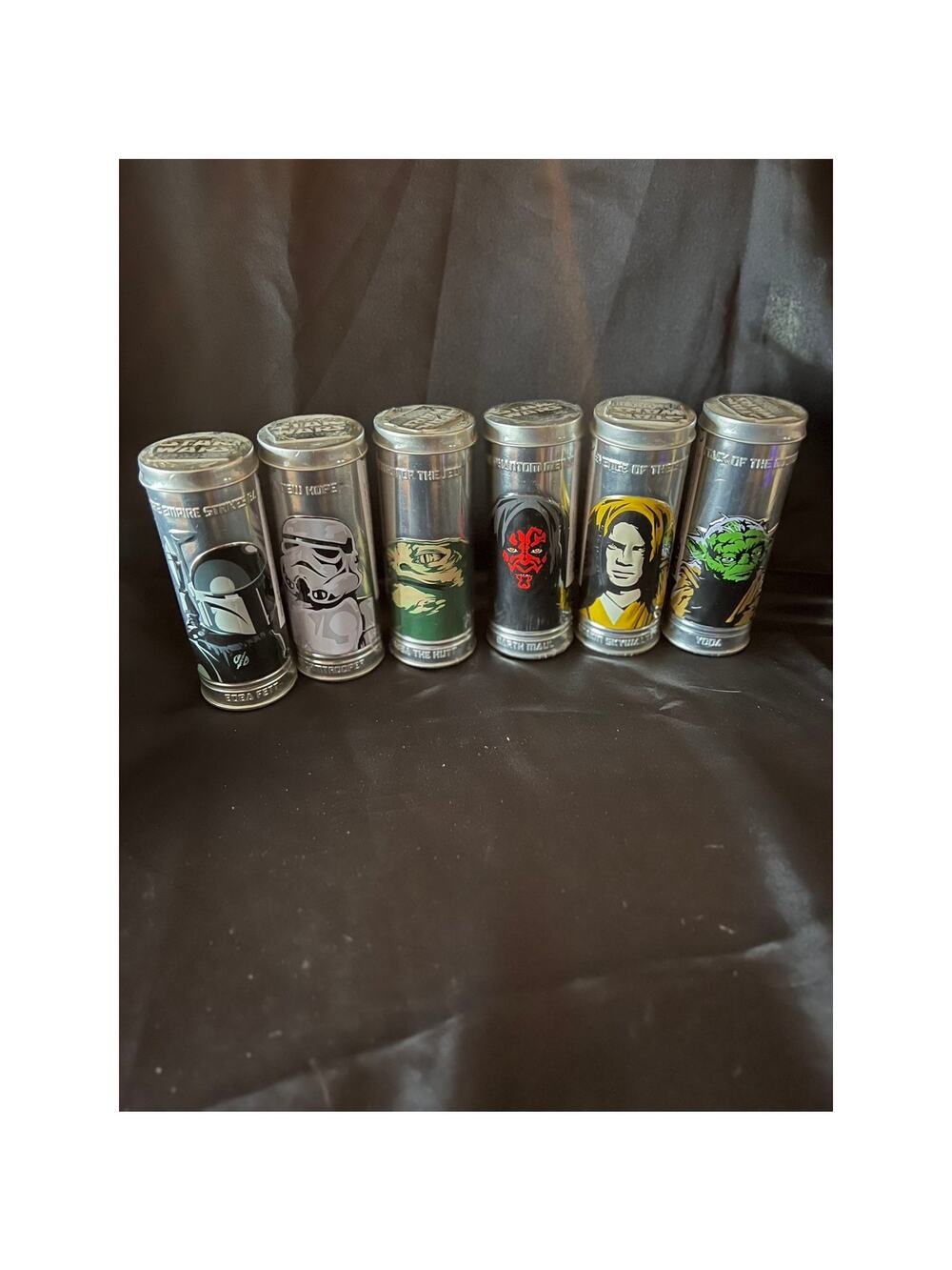 VINTAGE STAR WARS "Collector Watches" in MINT debossed containers - FULL SET!